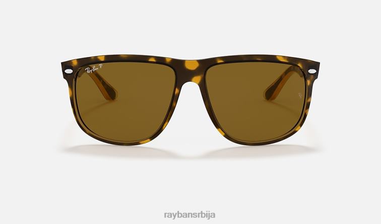 Ray-Ban дечко P0HP256 наочаре за сунце полирано светло хавана/браон мушкарци