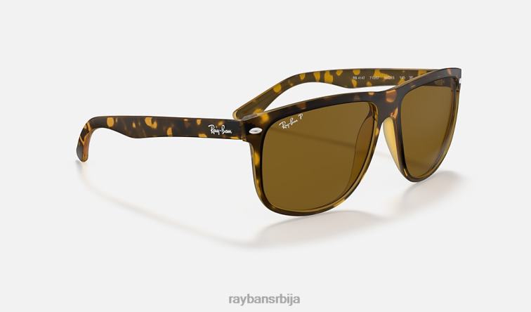 Ray-Ban дечко P0HP256 наочаре за сунце полирано светло хавана/браон мушкарци