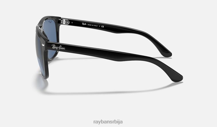 Ray-Ban дечко P0HP263 наочаре за сунце полирана црна/тамноплава мушкарци