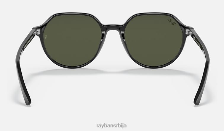 Ray-Ban тхалиа P0HP266 наочаре за сунце полирана црно/зелена мушкарци