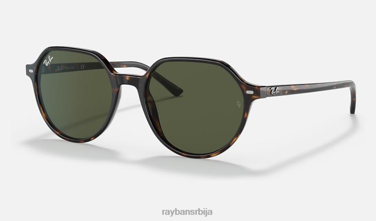 Ray-Ban тхалиа P0HP267 наочаре за сунце углачана хавана/зелена мушкарци