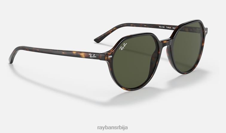 Ray-Ban тхалиа P0HP267 наочаре за сунце углачана хавана/зелена мушкарци