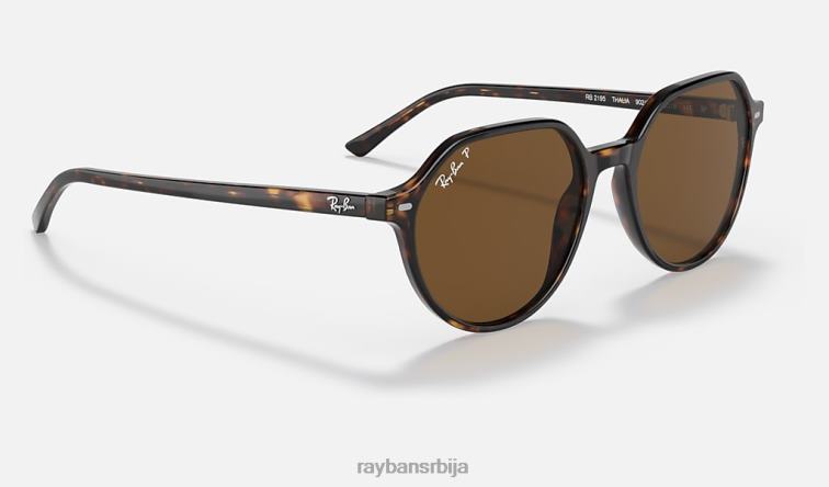 Ray-Ban тхалиа P0HP268 наочаре за сунце углачана хавана/браон мушкарци