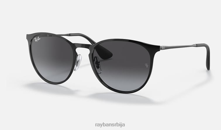 Ray-Ban ерика метал P0HP275 наочаре за сунце полирана црно/сива мушкарци