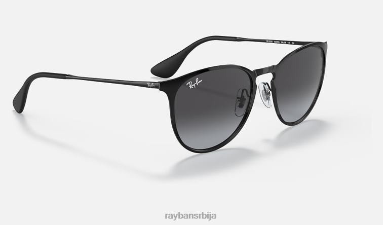 Ray-Ban ерика метал P0HP275 наочаре за сунце полирана црно/сива мушкарци