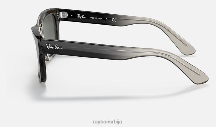 Ray-Ban бурбанк P0HP286 наочаре за сунце полирана провидна сива/сива мушкарци