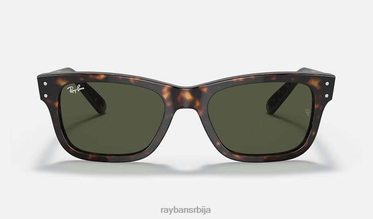 Ray-Ban бурбанк P0HP287 наочаре за сунце углачана хавана/зелена мушкарци