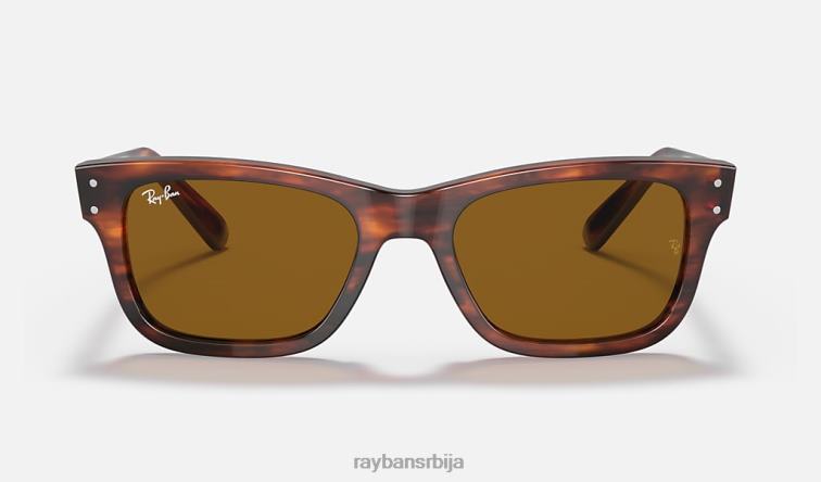 Ray-Ban бурбанк P0HP289 наочаре за сунце углачана хавана/браон мушкарци
