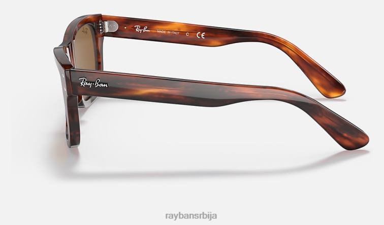 Ray-Ban бурбанк P0HP289 наочаре за сунце углачана хавана/браон мушкарци