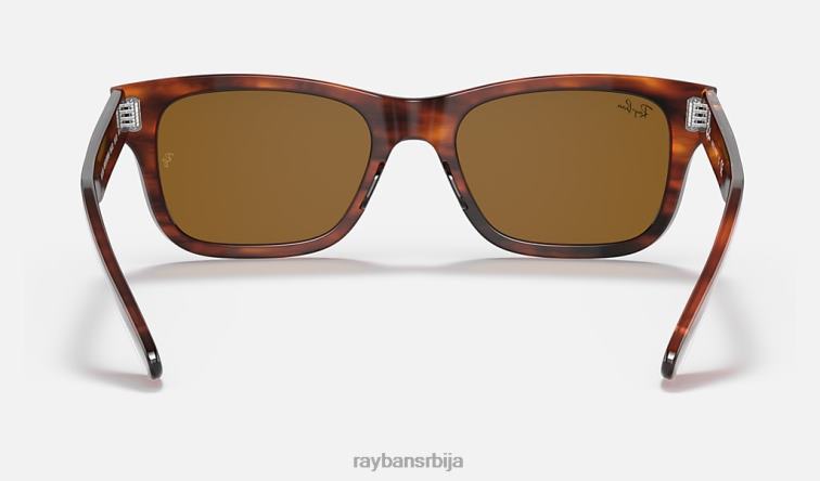 Ray-Ban бурбанк P0HP289 наочаре за сунце углачана хавана/браон мушкарци