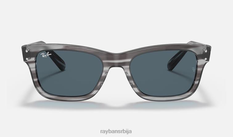 Ray-Ban бурбанк P0HP290 наочаре за сунце полирана сива/плава мушкарци