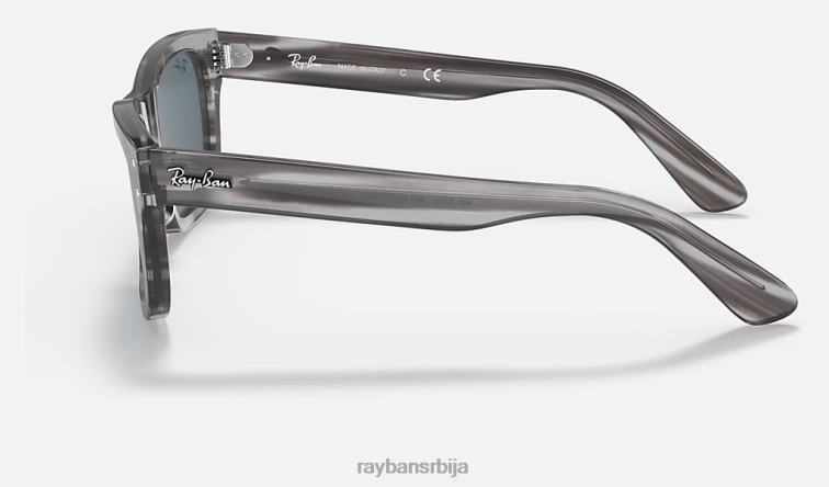 Ray-Ban бурбанк P0HP290 наочаре за сунце полирана сива/плава мушкарци