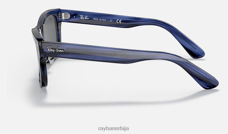 Ray-Ban бурбанк P0HP291 наочаре за сунце полирана плава/сива мушкарци