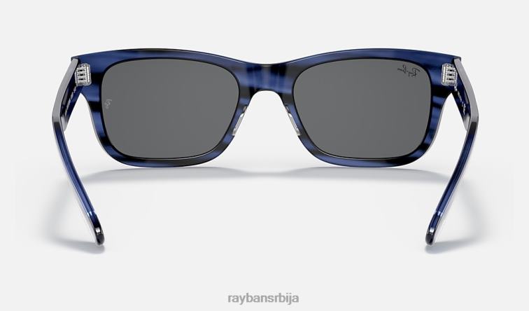 Ray-Ban бурбанк P0HP291 наочаре за сунце полирана плава/сива мушкарци