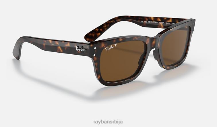 Ray-Ban бурбанк P0HP292 наочаре за сунце углачана хавана/браон мушкарци
