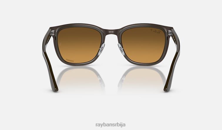Ray-Ban Цлиде P0HP293 наочаре за сунце полирано браон на бакру/браон/сиво мушкарци