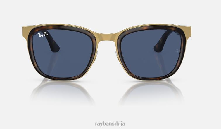 Ray-Ban Цлиде P0HP295 наочаре за сунце углачана хавана на златно/тамно плавој боји мушкарци