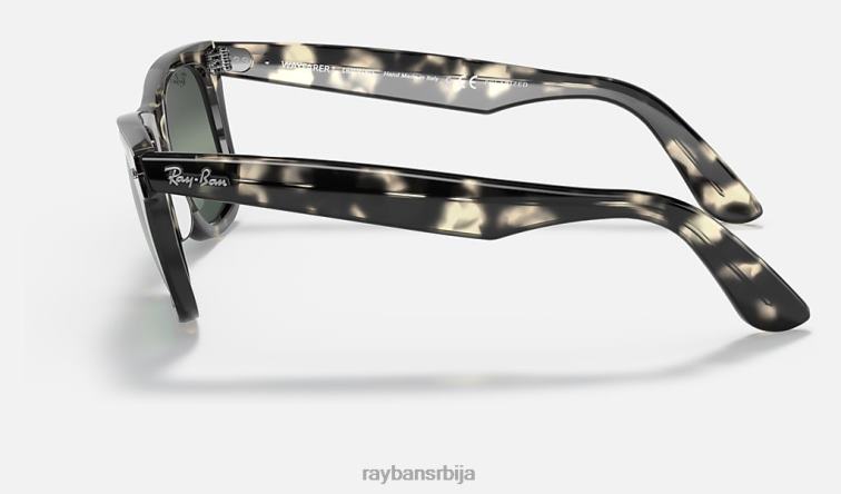 Ray-Ban оригинални ваифарер хроманце P0HP301 наочаре за сунце полирана сива хавана/сребрна/плава мушкарци