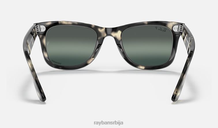 Ray-Ban оригинални ваифарер хроманце P0HP301 наочаре за сунце полирана сива хавана/сребрна/плава мушкарци