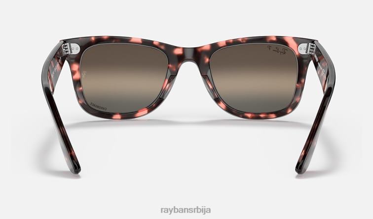 Ray-Ban оригинални ваифарер хроманце P0HP302 наочаре за сунце полирана провидна розе/сребрна/сива мушкарци