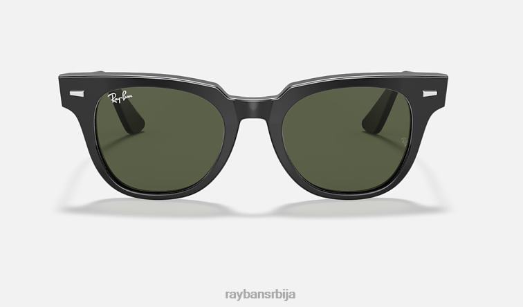 Ray-Ban метеор цлассиц P0HP304 наочаре за сунце полирана црно/зелена мушкарци