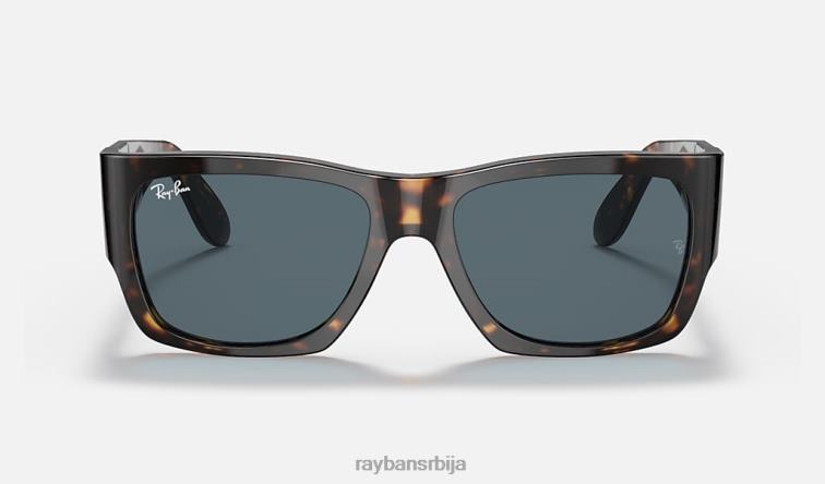 Ray-Ban номад P0HP316 наочаре за сунце углачана сјајна хавана/тамноплава мушкарци