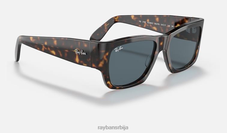 Ray-Ban номад P0HP316 наочаре за сунце углачана сјајна хавана/тамноплава мушкарци