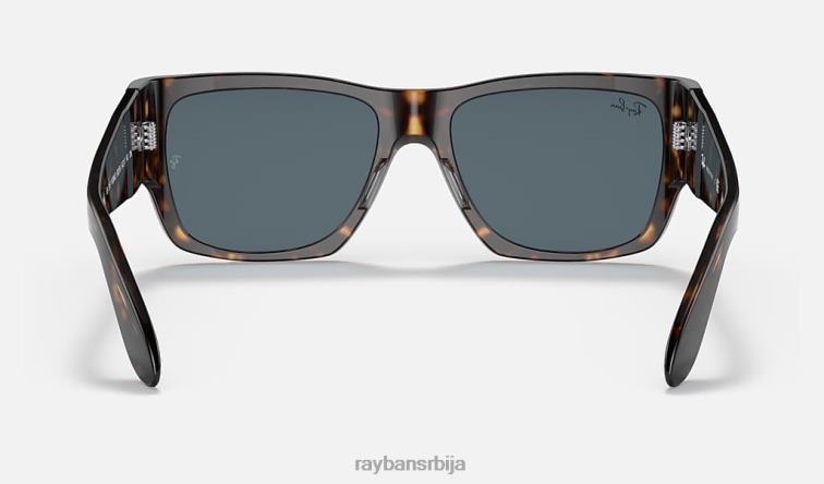 Ray-Ban номад P0HP316 наочаре за сунце углачана сјајна хавана/тамноплава мушкарци