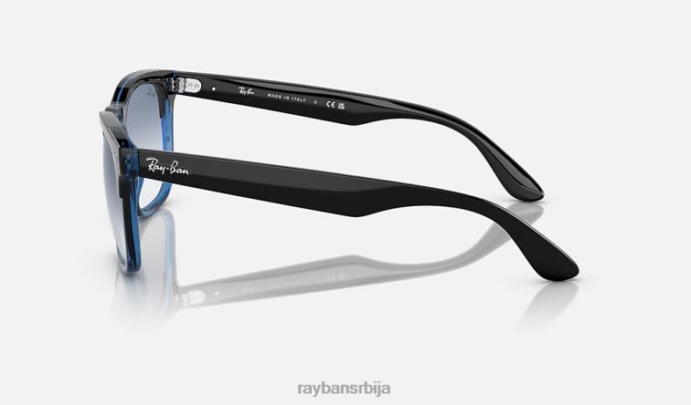 Ray-Ban Стеве P0HP338 наочаре за сунце полирано црно на плаво/плаво мушкарци