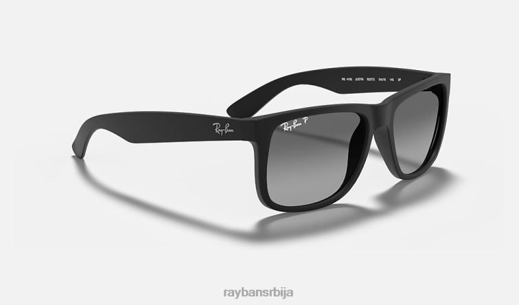 Ray-Ban Јустин Цлассиц P0HP33 наочаре за сунце мат црна/светло сива мушкарци