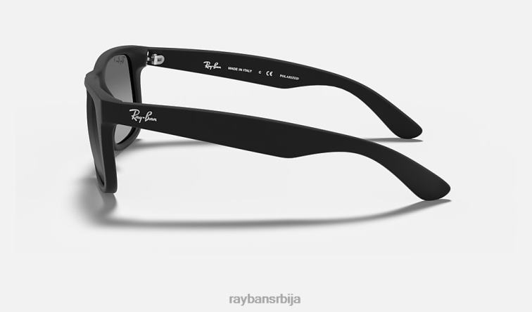 Ray-Ban Јустин Цлассиц P0HP33 наочаре за сунце мат црна/светло сива мушкарци