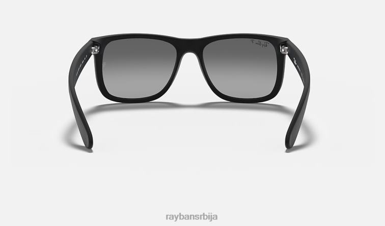Ray-Ban Јустин Цлассиц P0HP33 наочаре за сунце мат црна/светло сива мушкарци