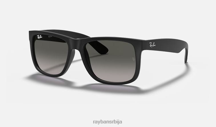 Ray-Ban Јустин Цлассиц P0HP34 наочаре за сунце мат црна / тамно сива мушкарци