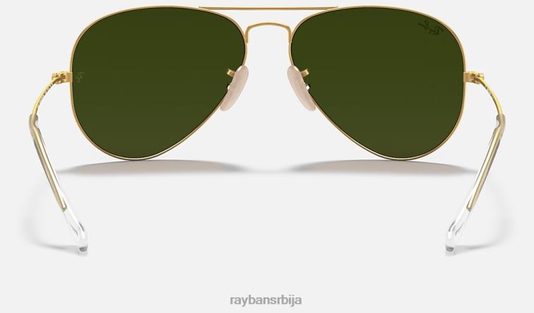 Ray-Ban авиаторски блиц сочива P0HP345 наочаре за сунце мат злато/циклама мушкарци