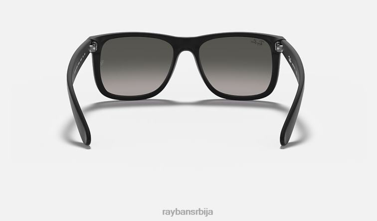 Ray-Ban Јустин Цлассиц P0HP34 наочаре за сунце мат црна / тамно сива мушкарци