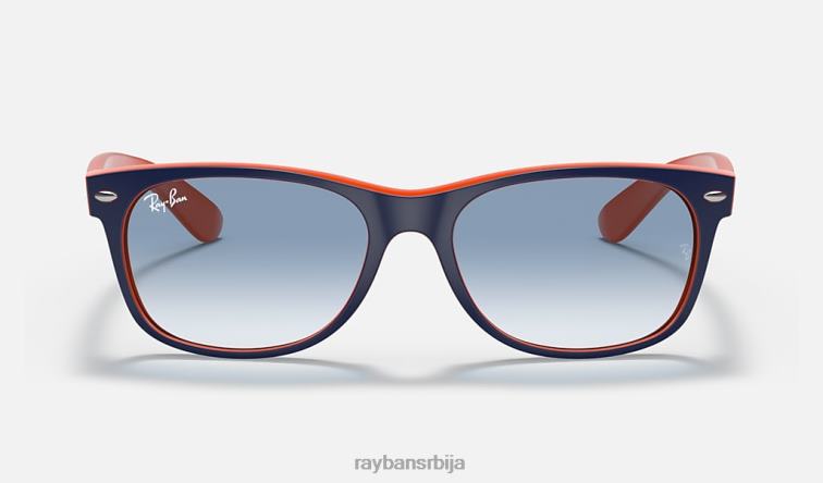 Ray-Ban нова комбинација боја Ваифарер P0HP350 наочаре за сунце полирано плаво на наранџасто/светло плаво мушкарци