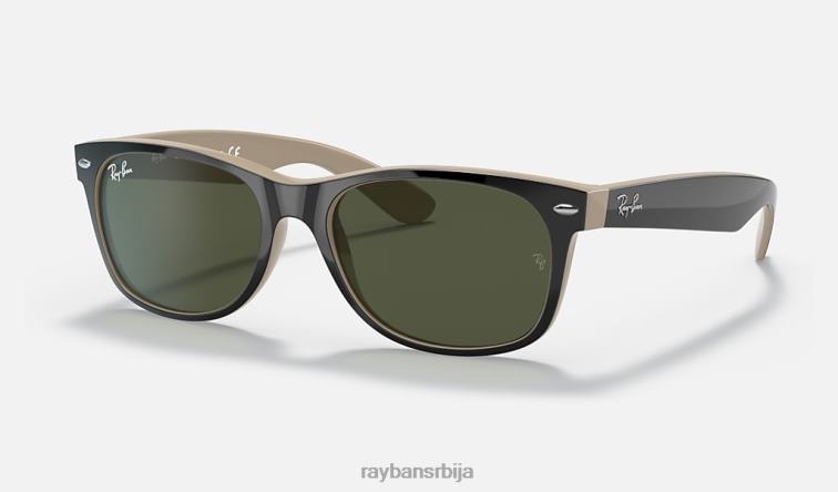 Ray-Ban нова комбинација боја Ваифарер P0HP352 наочаре за сунце полирана црно/зелена мушкарци
