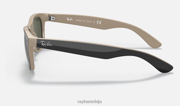 Ray-Ban нова комбинација боја Ваифарер P0HP352 наочаре за сунце полирана црно/зелена мушкарци