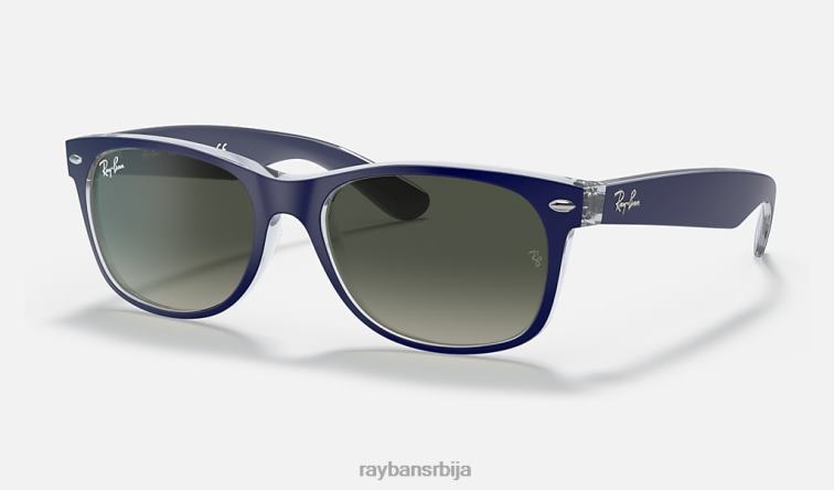 Ray-Ban нова комбинација боја Ваифарер P0HP354 наочаре за сунце мат плава/сива мушкарци