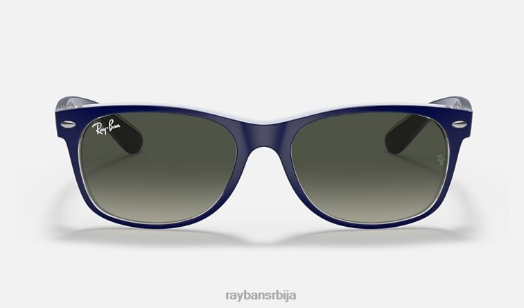 Ray-Ban нова комбинација боја Ваифарер P0HP354 наочаре за сунце мат плава/сива мушкарци