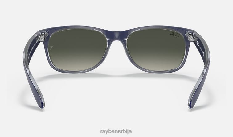 Ray-Ban нова комбинација боја Ваифарер P0HP354 наочаре за сунце мат плава/сива мушкарци