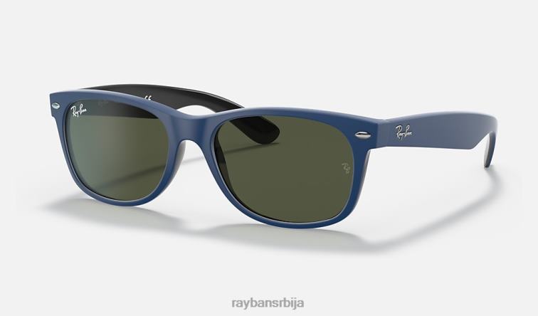 Ray-Ban нова комбинација боја Ваифарер P0HP355 наочаре за сунце мат плава/зелена мушкарци