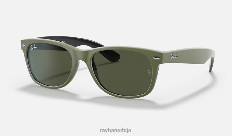 Ray-Ban нова комбинација боја Ваифарер P0HP356 наочаре за сунце мат зелена/зелена мушкарци
