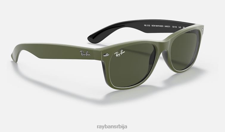 Ray-Ban нова комбинација боја Ваифарер P0HP356 наочаре за сунце мат зелена/зелена мушкарци