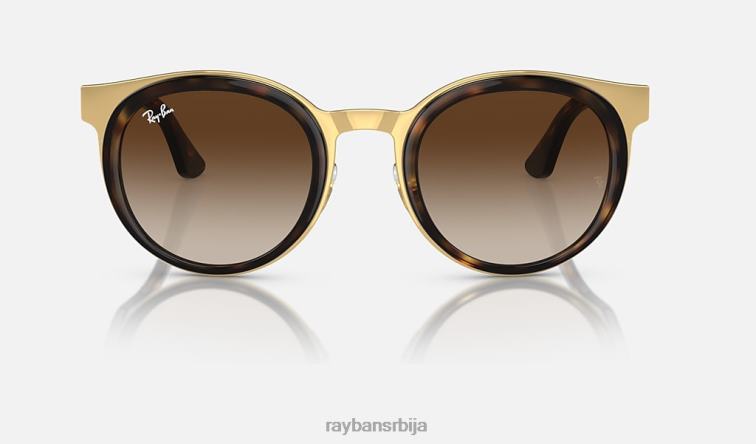 Ray-Ban бонние P0HP360 наочаре за сунце углачана хавана на златно/браон мушкарци