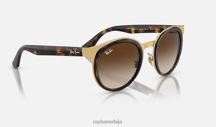 Ray-Ban бонние P0HP360 наочаре за сунце углачана хавана на златно/браон мушкарци