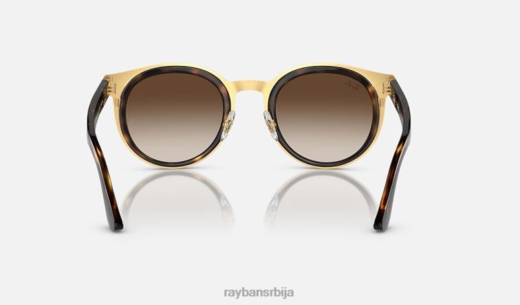 Ray-Ban бонние P0HP360 наочаре за сунце углачана хавана на златно/браон мушкарци