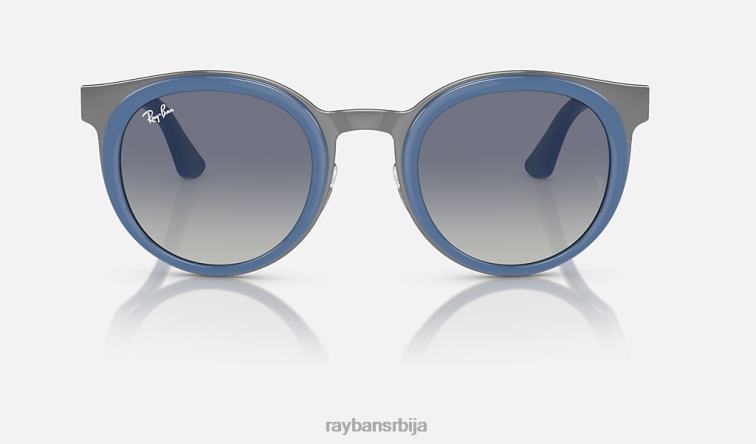 Ray-Ban бонние P0HP362 наочаре за сунце полирана светлоплава на металној/сивој/плавој мушкарци