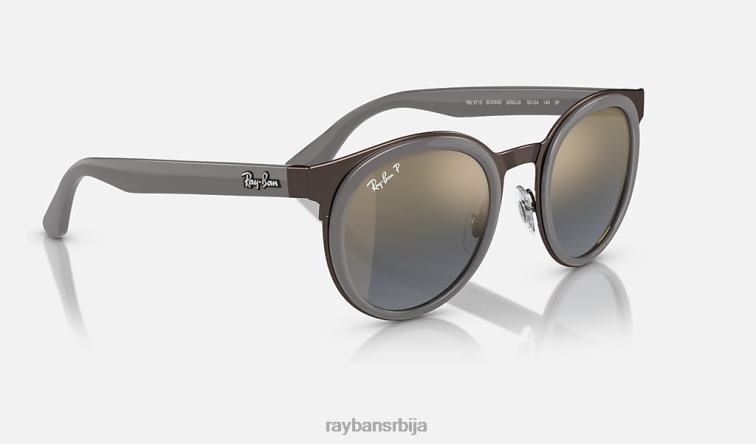 Ray-Ban бонние P0HP363 наочаре за сунце углачана сива на бакар/сива/плава мушкарци