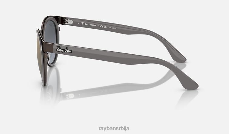 Ray-Ban бонние P0HP363 наочаре за сунце углачана сива на бакар/сива/плава мушкарци